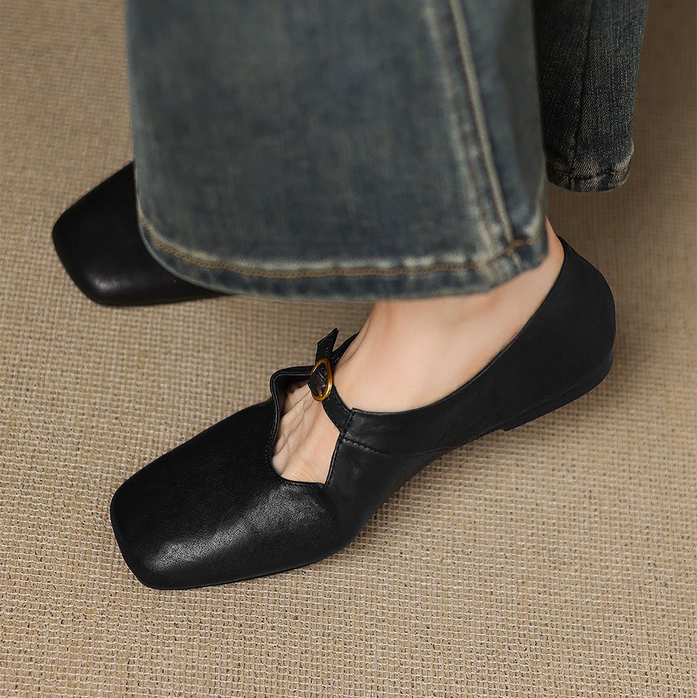 Eleanor | Bailarinas Mary Jane con T-Strap - Isabel de Sevilla