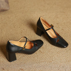 Elena | Tacones T-Strap Atemporales - Isabel de Sevilla