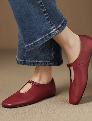 Eleanor | Bailarinas Mary Jane con T-Strap - Isabel de Sevilla