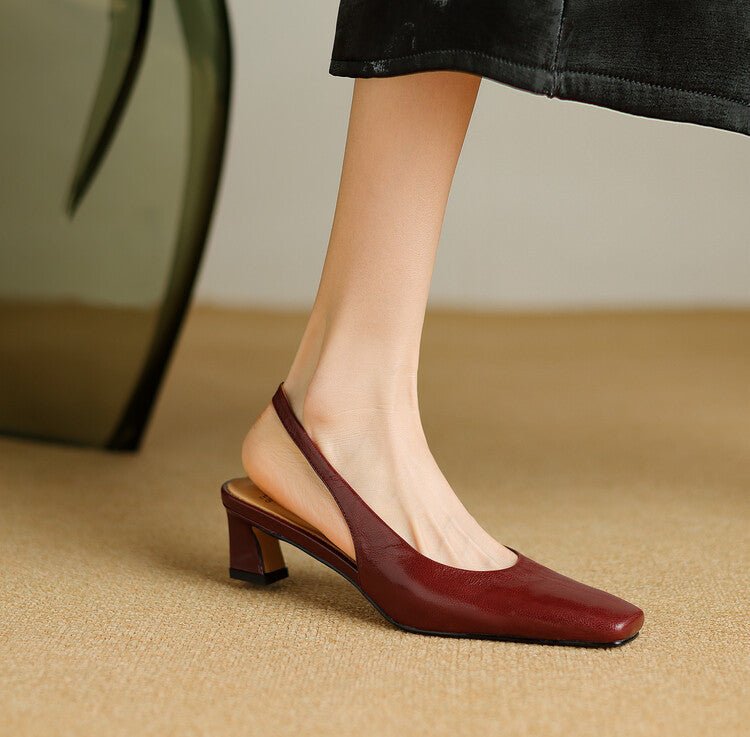 Marion Reeve | Tacones Slingback Refinados - Isabel de Sevilla