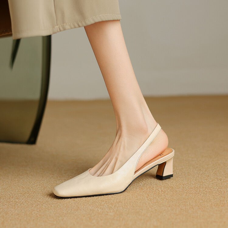 Marion Reeve | Tacones Slingback Refinados - Isabel de Sevilla