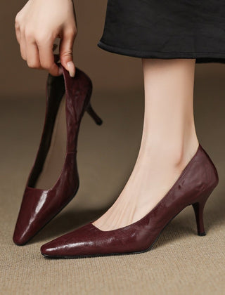 Lauren | Tacones de Aguja con Punta - Isabel de Sevilla