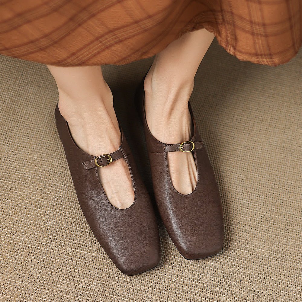 Eleanor | Bailarinas Mary Jane con T-Strap - Isabel de Sevilla