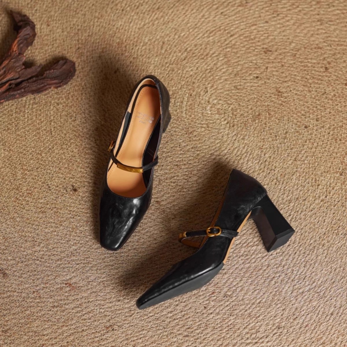 Elise | Tacones Mary Jane Clásicos con Tacón Bloque - Isabel de Sevilla