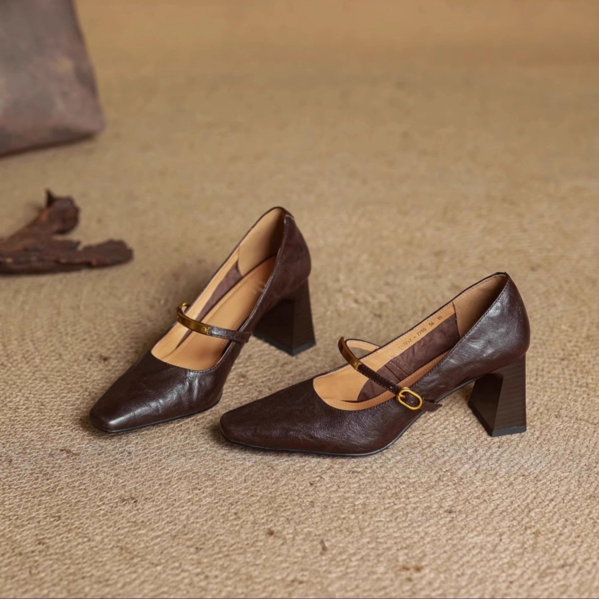 Elise | Tacones Mary Jane Clásicos con Tacón Bloque - Isabel de Sevilla