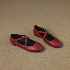 Cara | Zapatos Planos con Correa Cruzada - Isabel de Sevilla