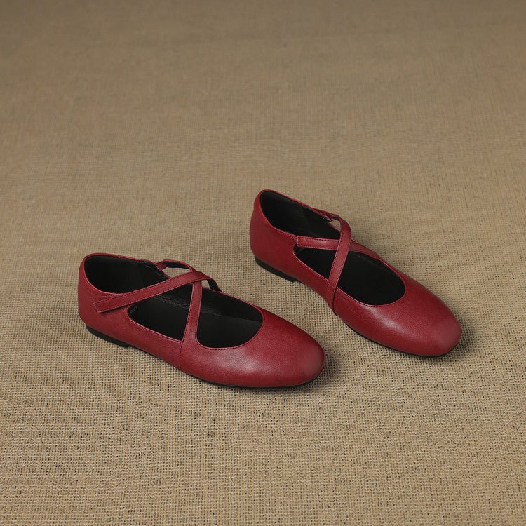 Cara | Zapatos Planos con Correa Cruzada - Isabel de Sevilla