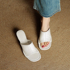 Brynn | Mules Elegantes con Tacón Bloque - Isabel de Sevilla