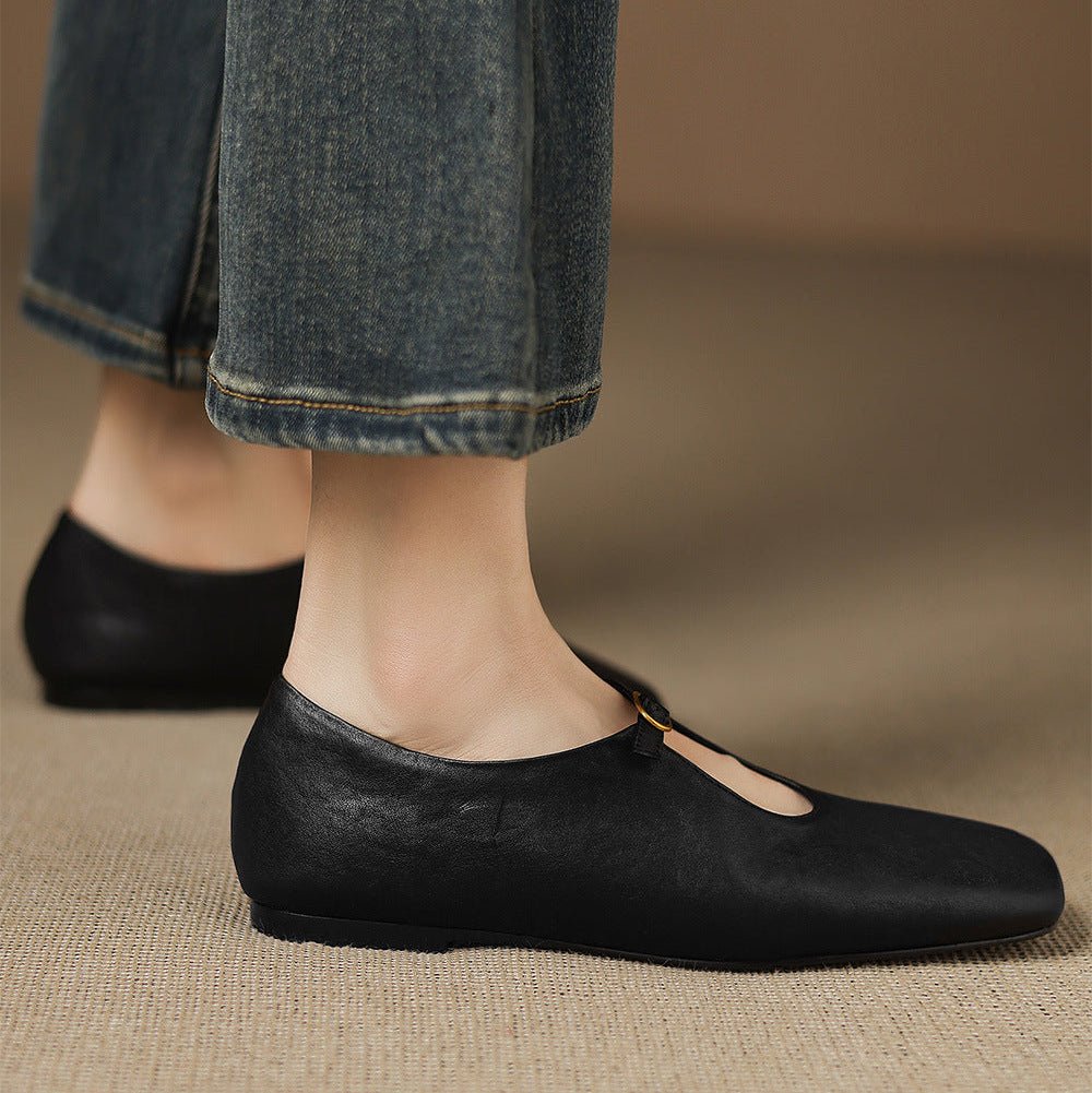 Eleanor | Bailarinas Mary Jane con T-Strap - Isabel de Sevilla