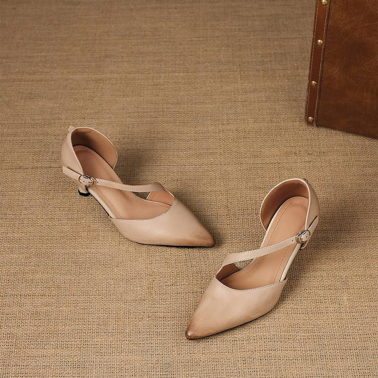 Diana | Elegantes Tacones con Tira Cruzada - Isabel de Sevilla
