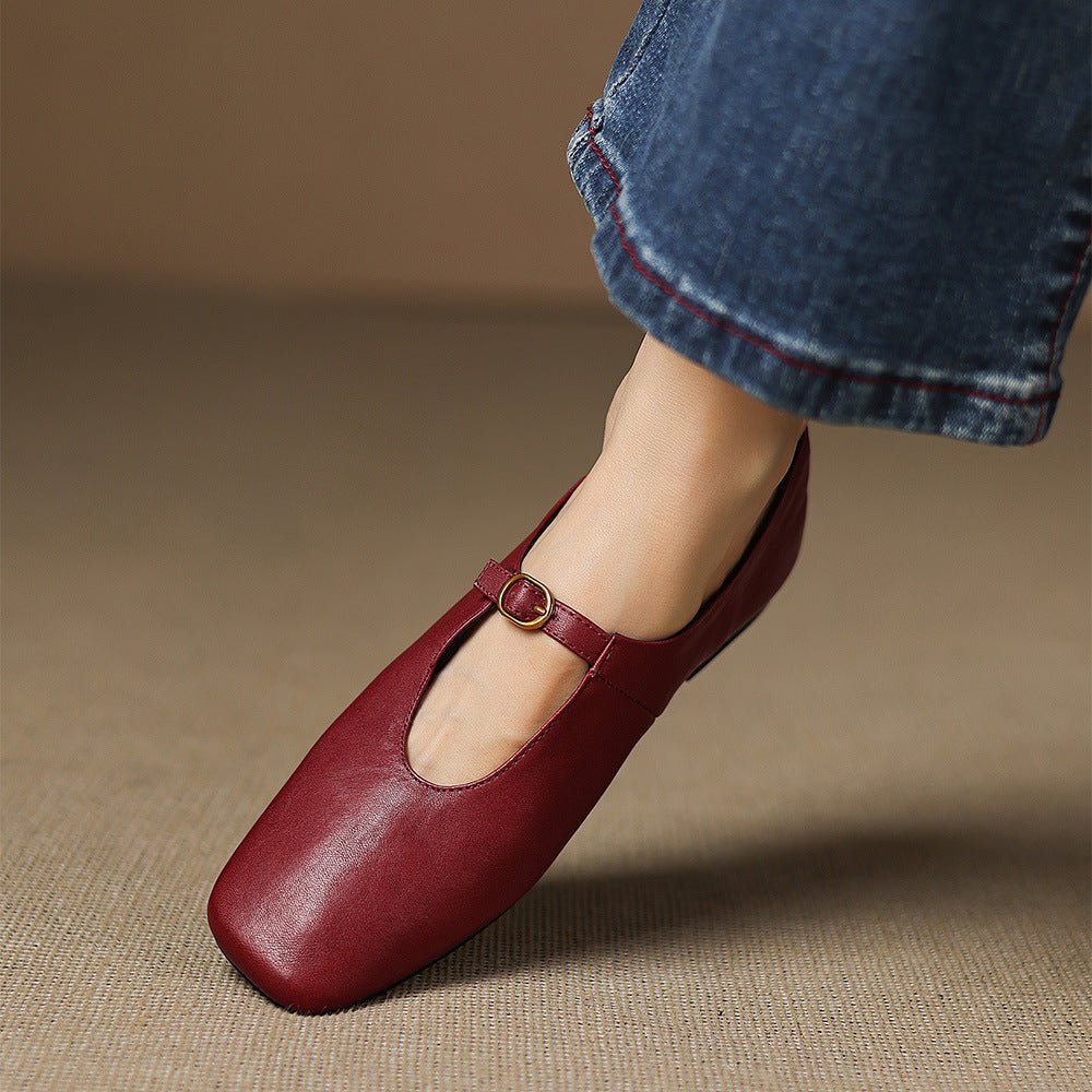 Eleanor | Bailarinas Mary Jane con T-Strap - Isabel de Sevilla
