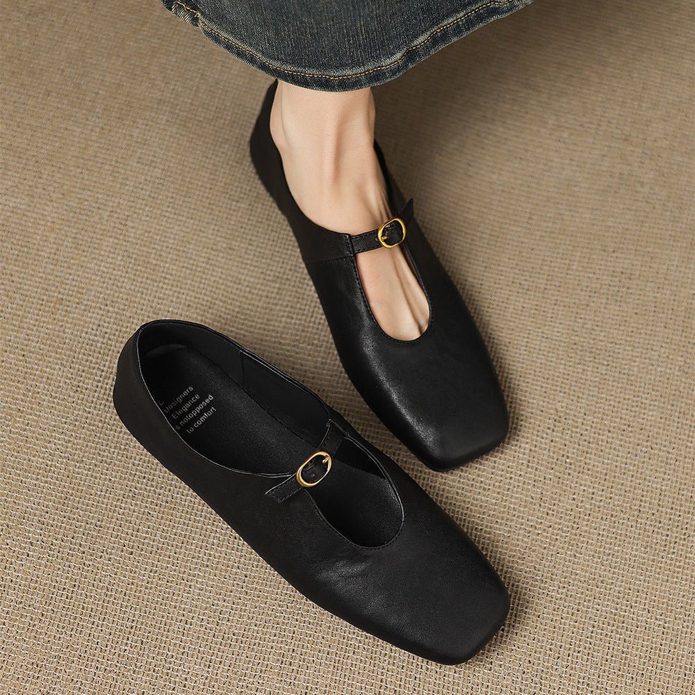 Eleanor | Bailarinas Mary Jane con T-Strap - Isabel de Sevilla
