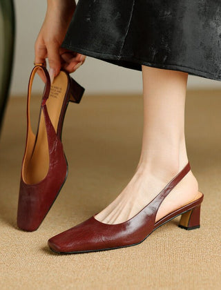 Marion Reeve | Tacones Slingback Refinados - Isabel de Sevilla
