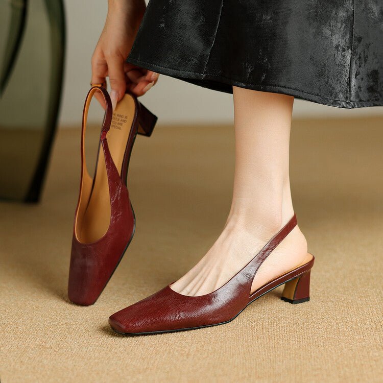 Marion Reeve | Tacones Slingback Refinados - Isabel de Sevilla