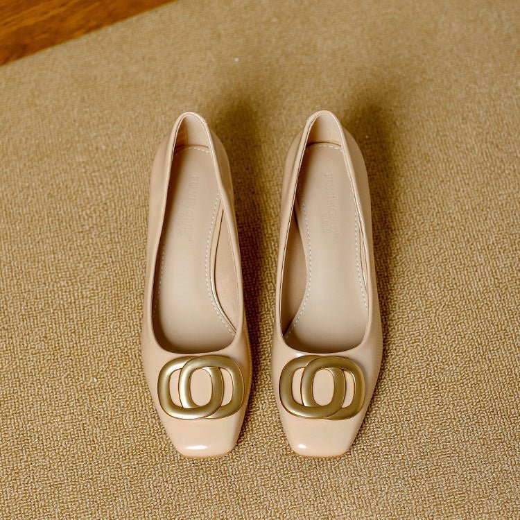 Leona | Elegantes Tacones con Tacón Bloque - Isabel de Sevilla