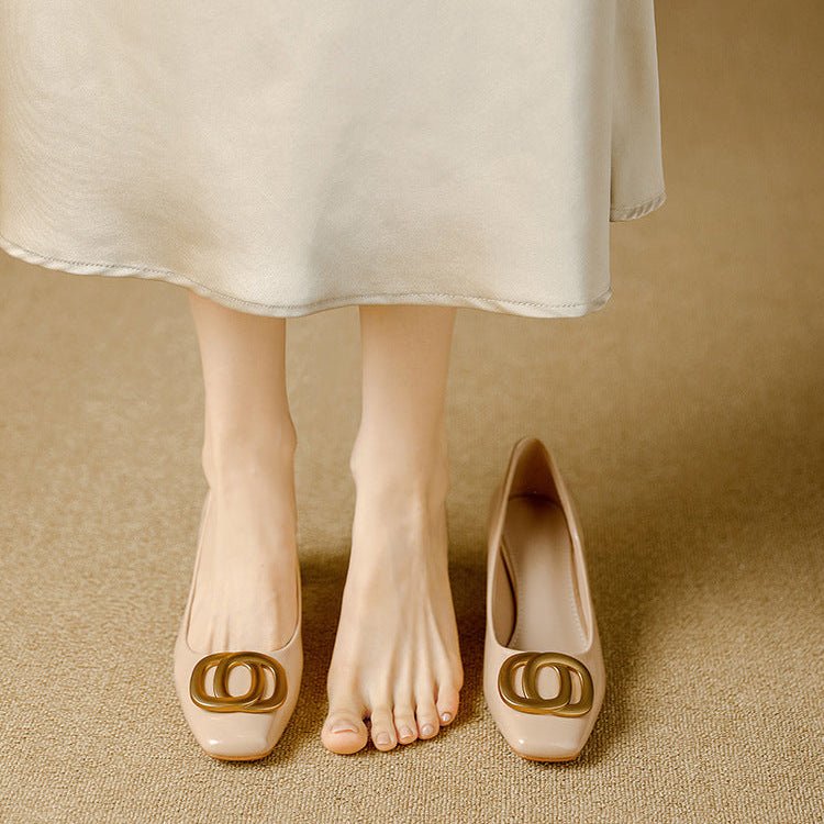Leona | Elegantes Tacones con Tacón Bloque - Isabel de Sevilla
