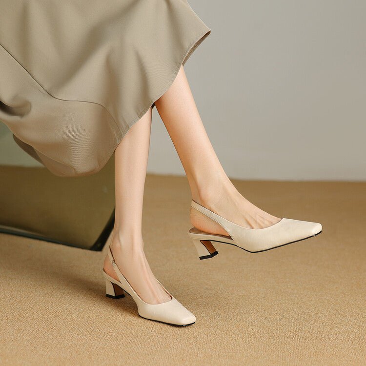 Marion Reeve | Tacones Slingback Refinados - Isabel de Sevilla