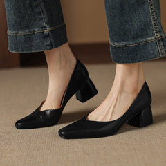 Lila | Tacones de Bloque con Punta - Isabel de Sevilla