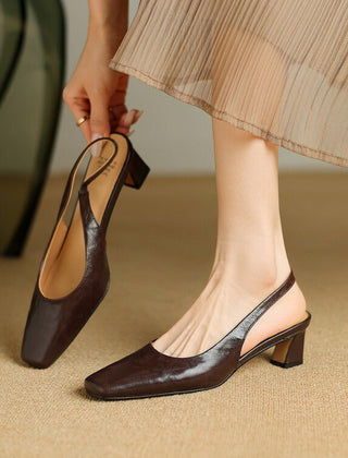 Marion Reeve | Tacones Slingback Refinados - Isabel de Sevilla