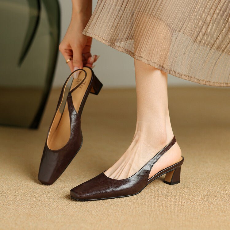 Marion Reeve | Tacones Slingback Refinados - Isabel de Sevilla