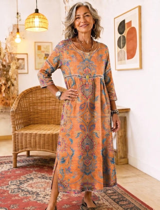 Eugenia | Vestido Estampado - Isabel de Sevilla