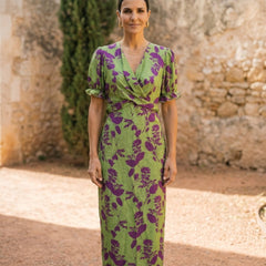 Andrea | Vestido primaveral estampado - Isabel de Sevilla