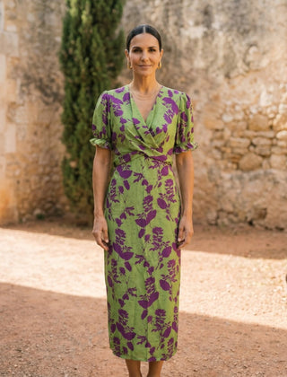 Andrea | Vestido primaveral estampado - Isabel de Sevilla