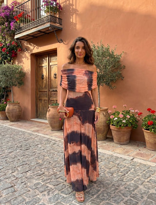 Vestido de Toledo con estampados - Isabel de Sevilla