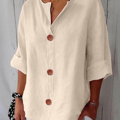 Noa | Blusa de lino informal - Isabel de Sevilla