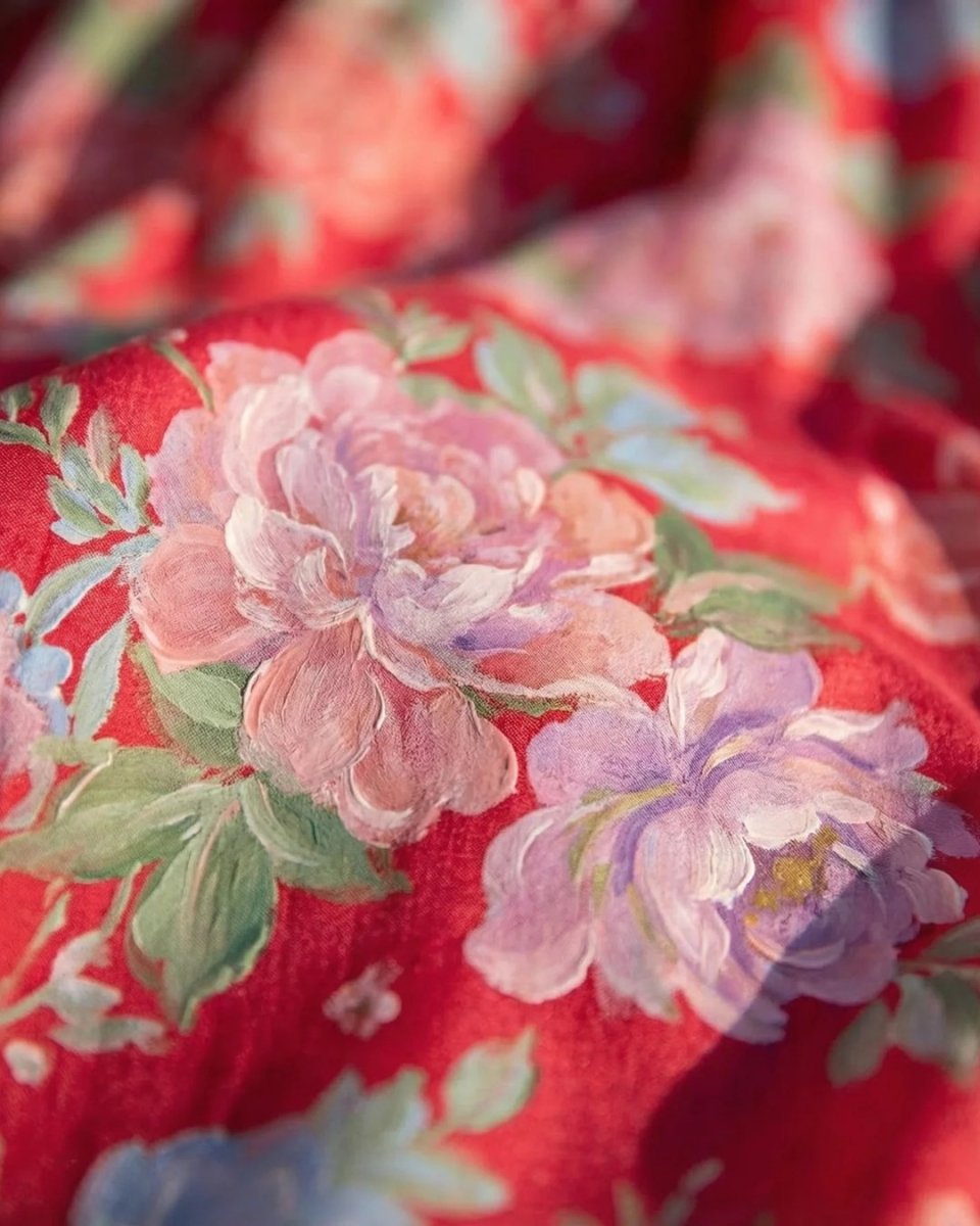 Manuela | Vestido Largo de Flores Favorecedor - Isabel de Sevilla