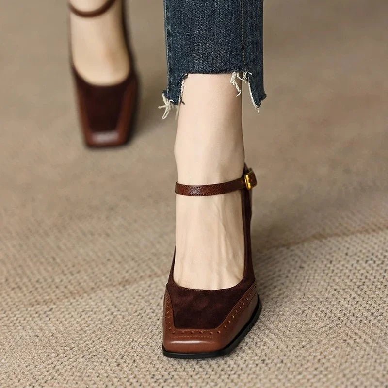 Marguerite | Tacones Vintage con Hebilla - Isabel de Sevilla