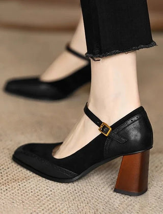 Marguerite | Tacones Vintage con Hebilla - Isabel de Sevilla