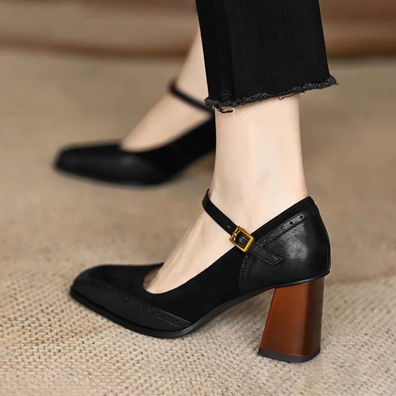 Marguerite | Tacones Vintage con Hebilla - Isabel de Sevilla