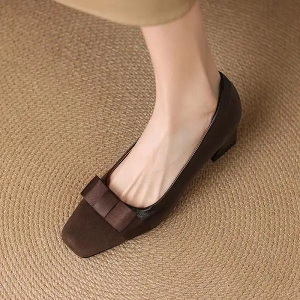 Marnelle | Tacones de Bloque con Punta en Forma de Arco - Isabel de Sevilla
