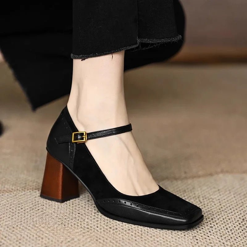 Marguerite | Tacones Vintage con Hebilla - Isabel de Sevilla