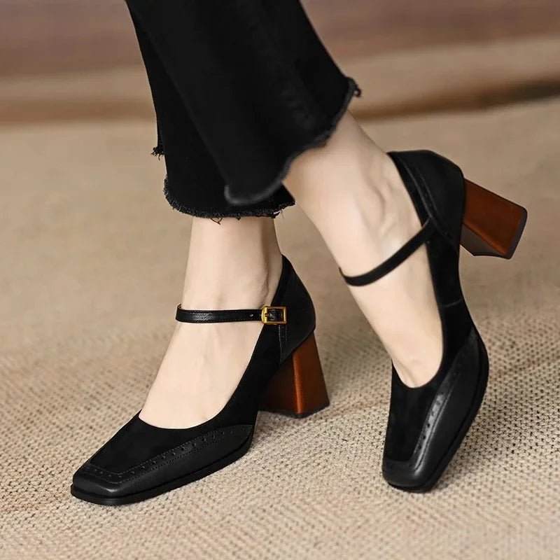 Marguerite | Tacones Vintage con Hebilla - Isabel de Sevilla