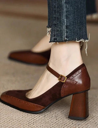 Marguerite | Tacones Vintage con Hebilla - Isabel de Sevilla