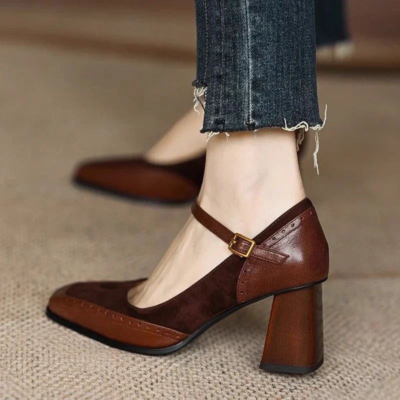 Marguerite | Tacones Vintage con Hebilla - Isabel de Sevilla