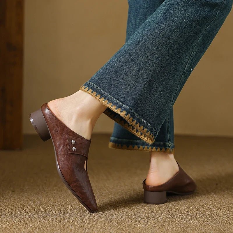 Fenella | Mules Refinadas Sin Talón - Isabel de Sevilla