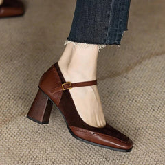 Marguerite | Tacones Vintage con Hebilla - Isabel de Sevilla