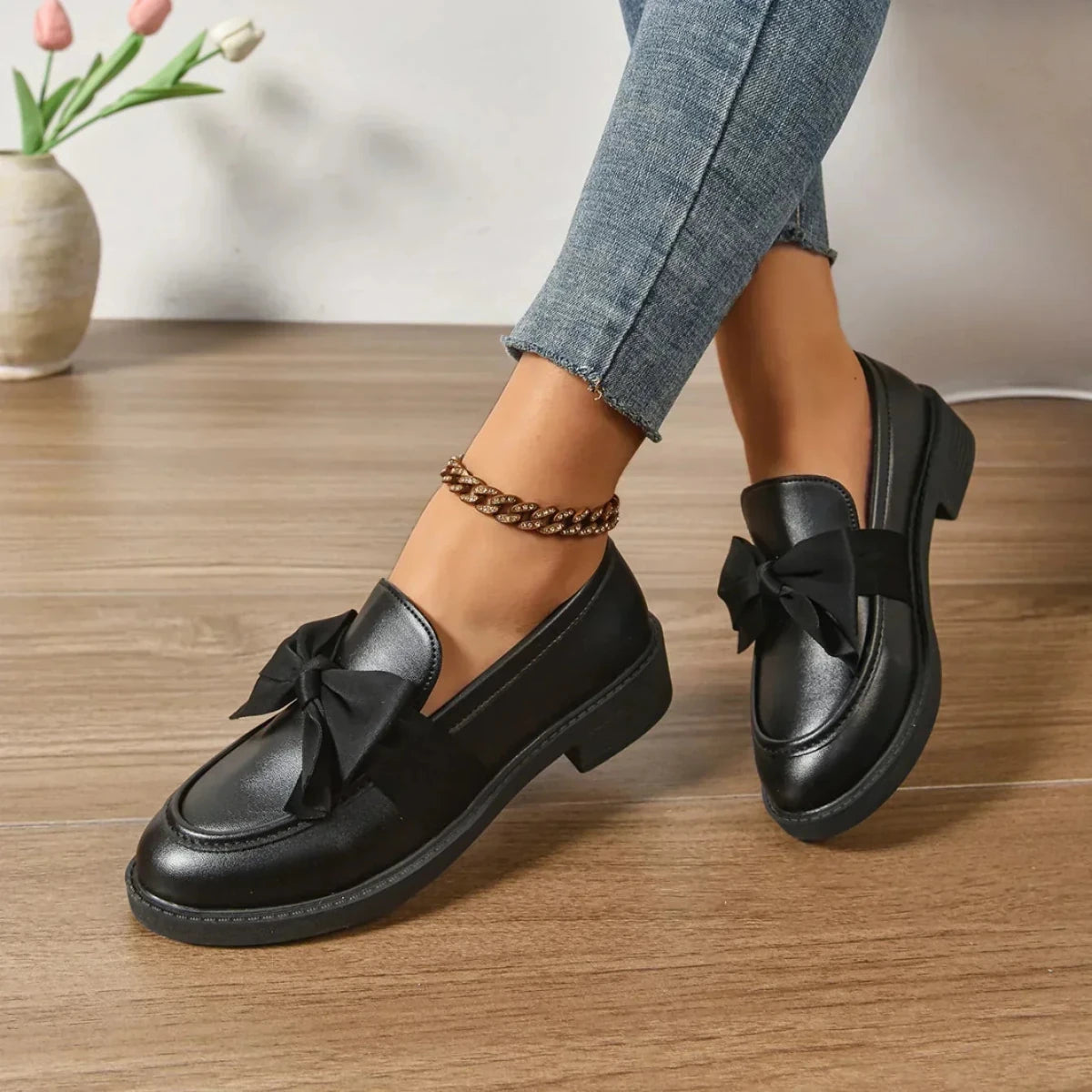 Marielle | Mocasines con Detalle de Lazo - Isabel de Sevilla