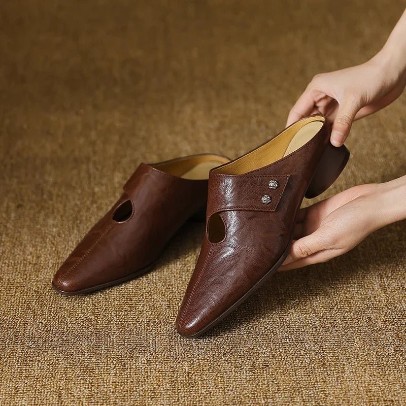 Fenella | Mules Refinadas Sin Talón - Isabel de Sevilla