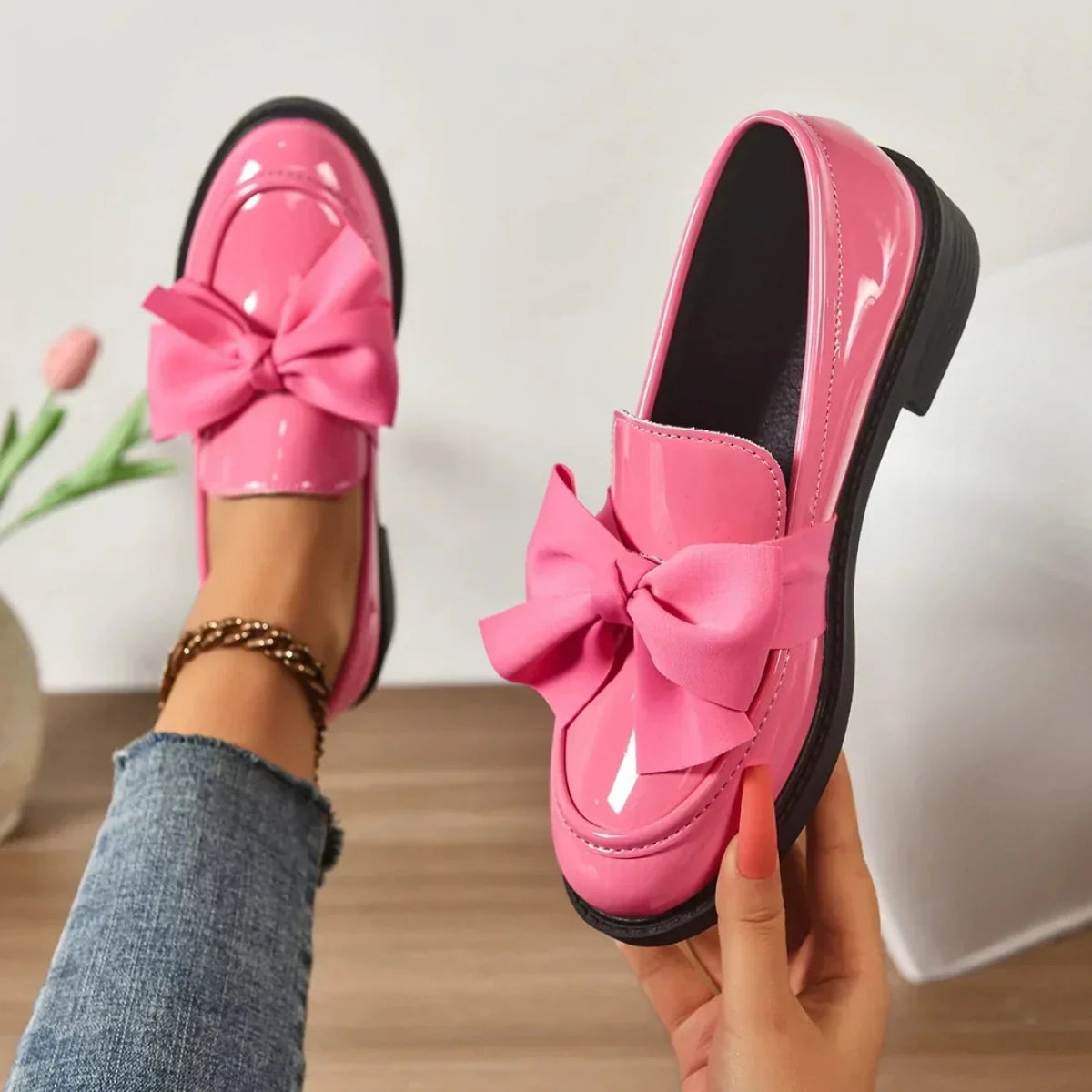 Marielle | Mocasines con Detalle de Lazo - Isabel de Sevilla