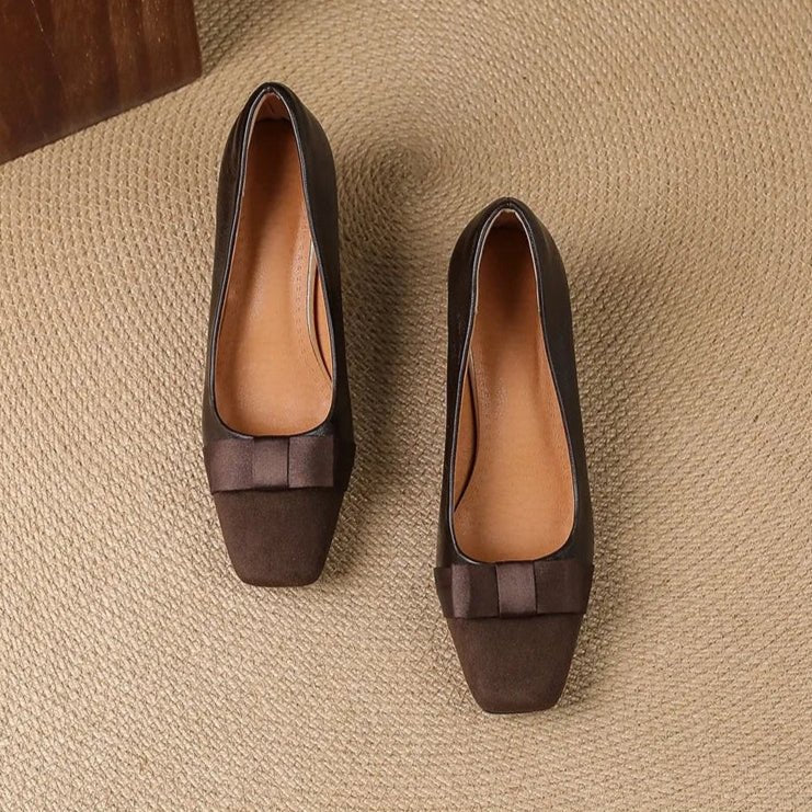 Marnelle | Tacones de Bloque con Punta en Forma de Arco - Isabel de Sevilla