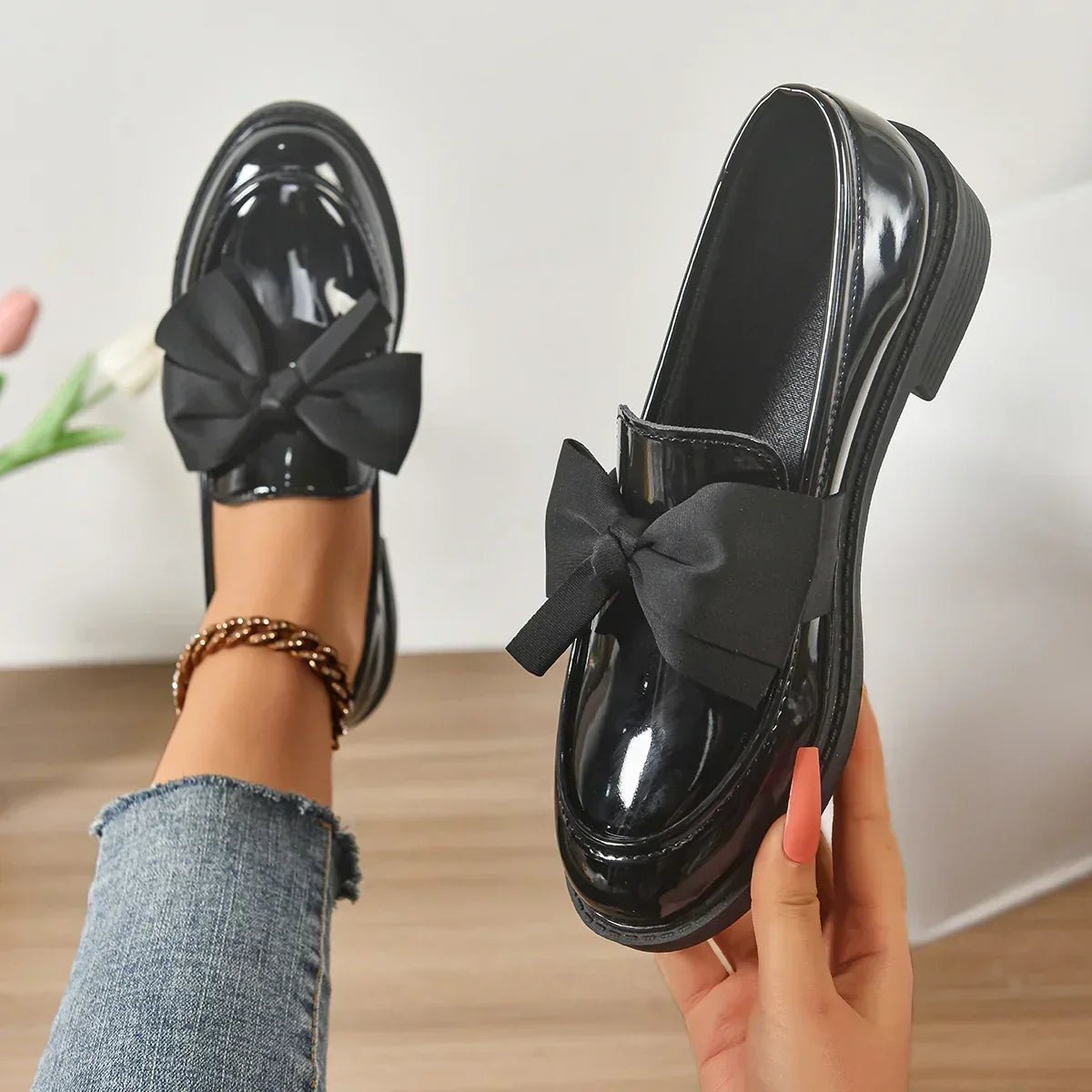 Marielle | Mocasines con Detalle de Lazo - Isabel de Sevilla