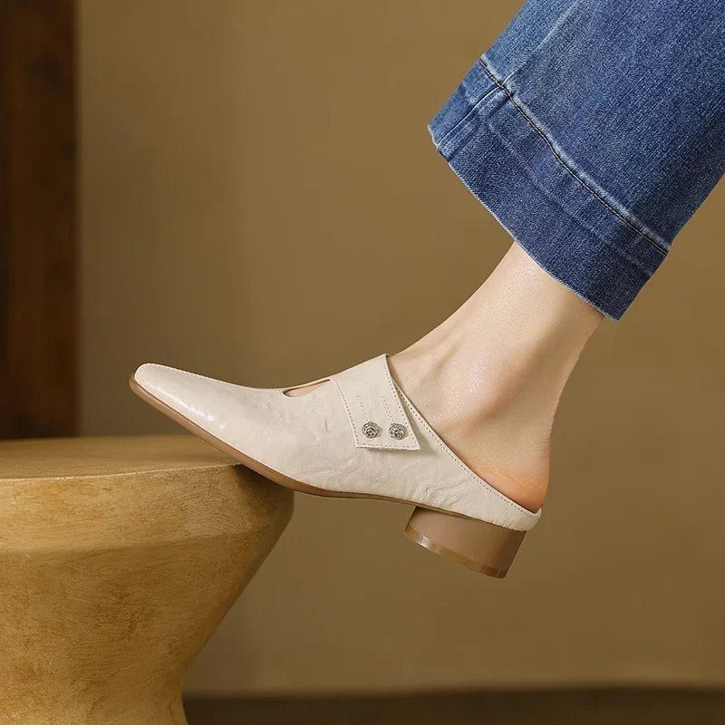 Fenella | Mules Refinadas Sin Talón - Isabel de Sevilla
