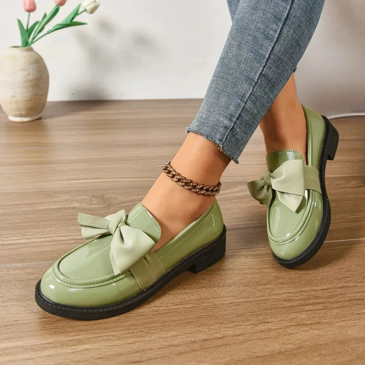 Marielle | Mocasines con Detalle de Lazo - Isabel de Sevilla