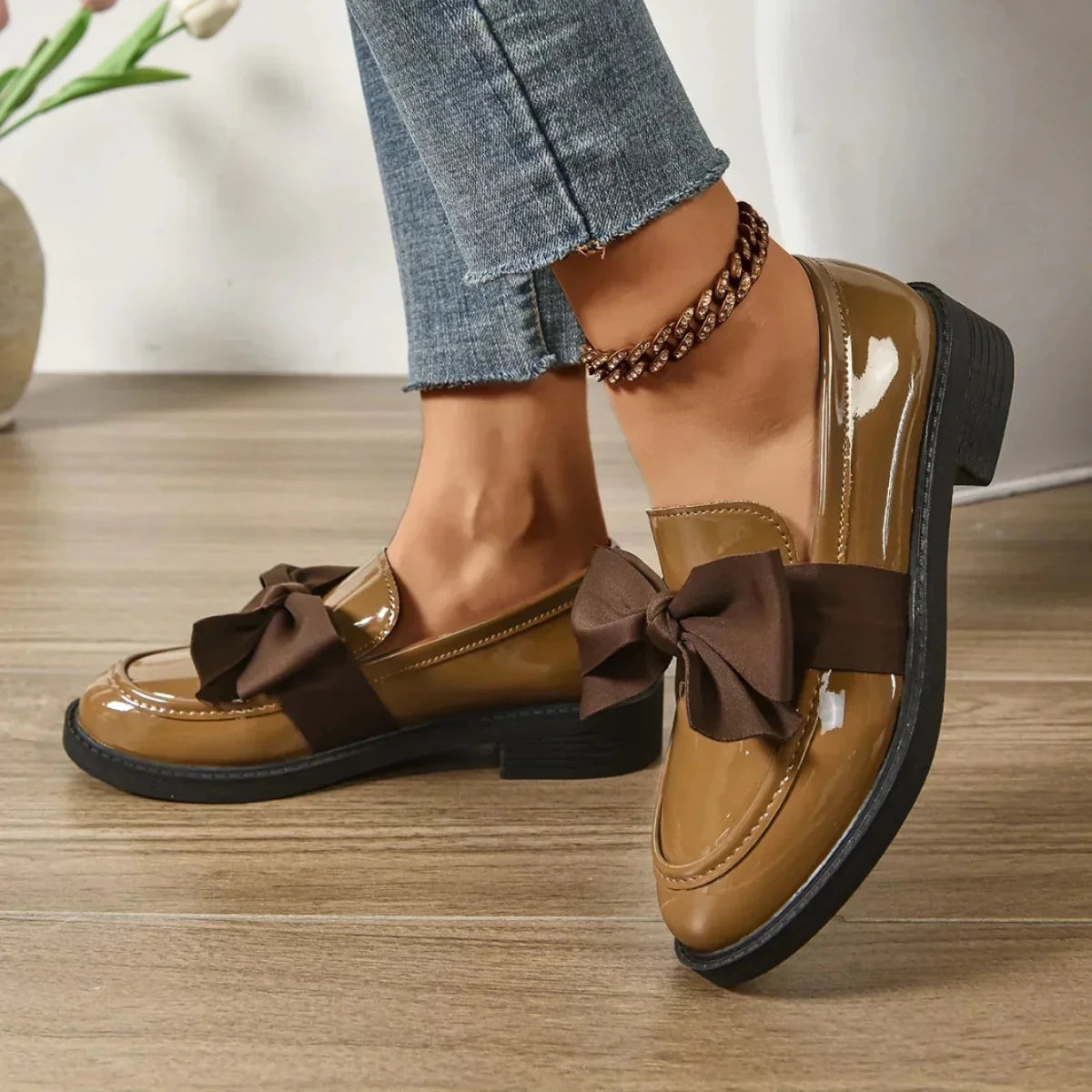 Marielle | Mocasines con Detalle de Lazo - Isabel de Sevilla