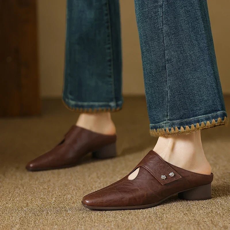 Fenella | Mules Refinadas Sin Talón - Isabel de Sevilla