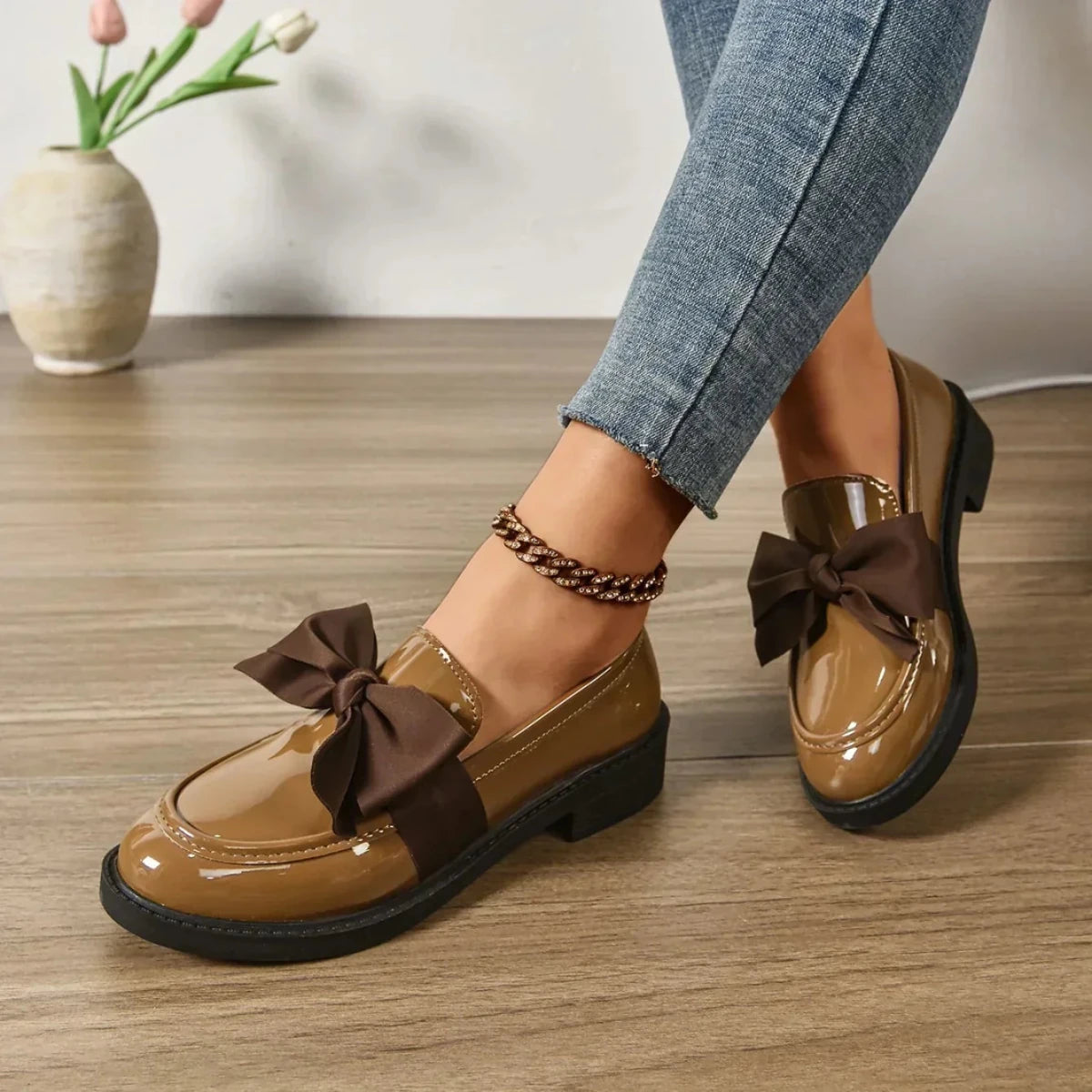 Marielle | Mocasines con Detalle de Lazo - Isabel de Sevilla